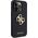 Guess Guess GUHCP15XPSP4LGK iPhone 15 Pro Max 6.7" czarny/black hardcase Leather Perforated 4G Glitter Logo