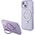 Guess Guess GUHMP15MHRSGSU iPhone 15 Plus 6.7" fioletowy/purple hardcase Ring Stand Script Glitter MagSafe