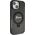 Guess Guess GUHMP15MHRSGSK iPhone 15 Plus 6.7" czarny/black hardcase Ring Stand Script Glitter MagSafe