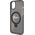 Guess Guess GUHMP15MHRSGSK iPhone 15 Plus 6.7" czarny/black hardcase Ring Stand Script Glitter MagSafe