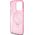 Guess Guess GUHMP15XHRSGSP iPhone 15 Pro Max 6.7" różowy/pink hardcase Ring Stand Script Glitter MagSafe