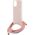 Guess Guess GUHCP15SHC4SEP iPhone 15 / 14 / 13 6.1" różowy/pink hardcase Crossbody Cord 4G Print