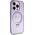 Guess Guess GUHMP13LHRSGSU iPhone 13 Pro / 13 6.1" fioletowy/purple hardcase Ring Stand Script Glitter MagSafe
