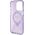 Guess Guess GUHMP13LHRSGSU iPhone 13 Pro / 13 6.1" fioletowy/purple hardcase Ring Stand Script Glitter MagSafe