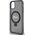 Guess Guess GUHMN61HRSGSK iPhone 11 / Xr 6.1" czarny/black hardcase Ring Stand Script Glitter MagSafe