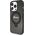 Guess Guess GUHMP13XHRSGSK iPhone 13 Pro Max 6.7" czarny/black hardcase Ring Stand Script Glitter MagSafe