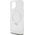 Guess Guess GUHMP15SHRSGSD iPhone 15 / 14 / 13 6.1" przezroczysty/transparent hardcase Ring Stand Script Glitter MagSafe