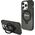 Guess Guess GUHMP14XHRSGSK iPhone 14 Pro Max 6.7" czarny/black hardcase Ring Stand Script Glitter MagSafe