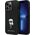 Karl Lagerfeld Karl Lagerfeld KLHCP14LSMHKNPK iPhone 14 Pro 6.1" czarny/black Silicone Ikonik Metal Pin