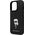Karl Lagerfeld Karl Lagerfeld KLHCP14LSMHKNPK iPhone 14 Pro 6.1" czarny/black Silicone Ikonik Metal Pin