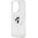 Karl Lagerfeld Karl Lagerfeld KLHMP15LHGKCNOT iPhone 15 Pro 6.1" transparent hardcase Karl&Choupette Glitter MagSafe