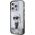 Karl Lagerfeld Karl Lagerfeld KLHCP15LLKKNSK iPhone 15 Pro 6.1" transparent hardcase Liquid Glitter Ikonik