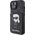 Karl Lagerfeld Karl Lagerfeld KLHCP15SSAKKNSCK iPhone 15 6.1" czarny/black hardcase Saffiano Cardslots and Stand Monogram Ikonik Patch