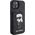 Karl Lagerfeld Karl Lagerfeld KLHCP15SSAKKNSCK iPhone 15 6.1" czarny/black hardcase Saffiano Cardslots and Stand Monogram Ikonik Patch