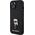 Karl Lagerfeld Karl Lagerfeld KLHCP15SGKNPSK iPhone 15 6.1" czarny/black hardcase Fixed Glitter Ikonik Logo Metal Pin