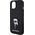 Karl Lagerfeld Karl Lagerfeld KLHCP15SGKNPSK iPhone 15 6.1" czarny/black hardcase Fixed Glitter Ikonik Logo Metal Pin