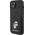 Karl Lagerfeld Karl Lagerfeld KLHCP15SSAPKCNPK iPhone 15 6.1" czarny/black hardcase Saffiano Cardslot Karl&Choupette Metal Pin