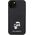 Karl Lagerfeld Karl Lagerfeld KLHCP15SSAPKCNPK iPhone 15 6.1" czarny/black hardcase Saffiano Cardslot Karl&Choupette Metal Pin