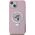 Karl Lagerfeld Karl Lagerfeld KLHMP15SHMRSKCP iPhone 15 6.1" różowy/pink hardcase Ring Stand Karl&Choupettte MagSafe