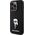 Karl Lagerfeld Karl Lagerfeld KLHCP15LSMHKNPK iPhone 15 Pro 6.1" czarny/black Silicone Ikonik Metal Pin