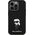 Karl Lagerfeld Karl Lagerfeld KLHCP15LSMHKNPK iPhone 15 Pro 6.1" czarny/black Silicone Ikonik Metal Pin