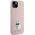 Karl Lagerfeld Karl Lagerfeld KLHCP15MSMHCNPP iPhone 15 Plus 6.7" różowy/pink Silicone Choupette Metal Pin