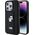 Karl Lagerfeld Karl Lagerfeld KLHCP15XGSAKCPK iPhone 15 Pro Max 6.7" czarny/black hardcase Gripstand Saffiano Karl&Choupette Pins