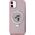 Karl Lagerfeld Karl Lagerfeld KLHMN61HMRSKCP iPhone 11 / Xr 6.1" różowy/pink hardcase Ring Stand Karl&Choupettte MagSafe