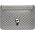 Karl Lagerfeld Karl Lagerfeld Sleeve KLCS14SAKHPKG 14" srebrny/silver Saffiano Monogram Ikonik