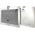Karl Lagerfeld Karl Lagerfeld Sleeve KLCS14SAKHPKG 14" srebrny/silver Saffiano Monogram Ikonik