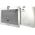Karl Lagerfeld Karl Lagerfeld Sleeve KLCS14SAKHPKG 14" srebrny/silver Saffiano Monogram Ikonik