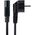 Kabel zasilający StarTech Cable StarTech EU Shuko to C13 1m Black