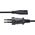 Kabel zasilający StarTech Cable StarTech EU Shuko to C7 2m Black