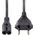 Kabel zasilający StarTech Cable StarTech EU Shuko to C7 2m Black