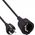 InLine InLine® Power Extension Cable Type F black 1.5m
