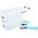 Ładowarka Swissten Swissten GaN 2x USB C + USB 70 W Power Delivery Biała