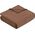Ibena Ibena Uni Structure Blanket brown Charlotte GOTS, 140x200cm
