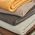 Ibena Ibena Uni Structure Blanket brown Charlotte GOTS, 140x200cm