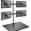 Lindy Uchwyt biurkowy na 4 monitory 17" - 28" (40659)