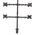 Lindy Uchwyt biurkowy na 4 monitory 17" - 28" (40659)