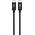 Kabel USB USB-C - USB-C 0.7 m Czarny (RB61716)