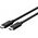 Kabel USB USB-C - USB-C 0.7 m Czarny (RB61716)