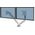 Fellowes Uchwyt biurkowy na 2 monitory do 32" Platinum (8056501)