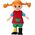 Pippi Miękka Lalka Pippi Langstrumpf 30 cm
