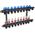 Afriso Afriso rozdzielacz ProCalida EF1 K 9 obiegów grzewczych, G1", 0,2÷1,6 l/min 81269