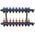 Afriso Afriso rozdzielacz ProCalida EF1 K 9 obiegów grzewczych, G1", 0,2÷1,6 l/min 81269