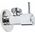 Invena Invena zawór kątowy z głowicą ceramiczną 1/2x3/4" ZW-43-020