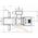 Invena Invena zawór kątowy z głowicą ceramiczną 1/2x3/4" ZW-43-020