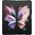 Guess Guess GUHCZFD5P4TDPK F946 Z Fold5 czarny/black hardcase Leather 4G Diamond Triangle
