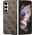 Guess Guess GUHCZFD5P4TDPW F946 Z Fold5 brązowy/brown hardcase Leather 4G Triangle Strass